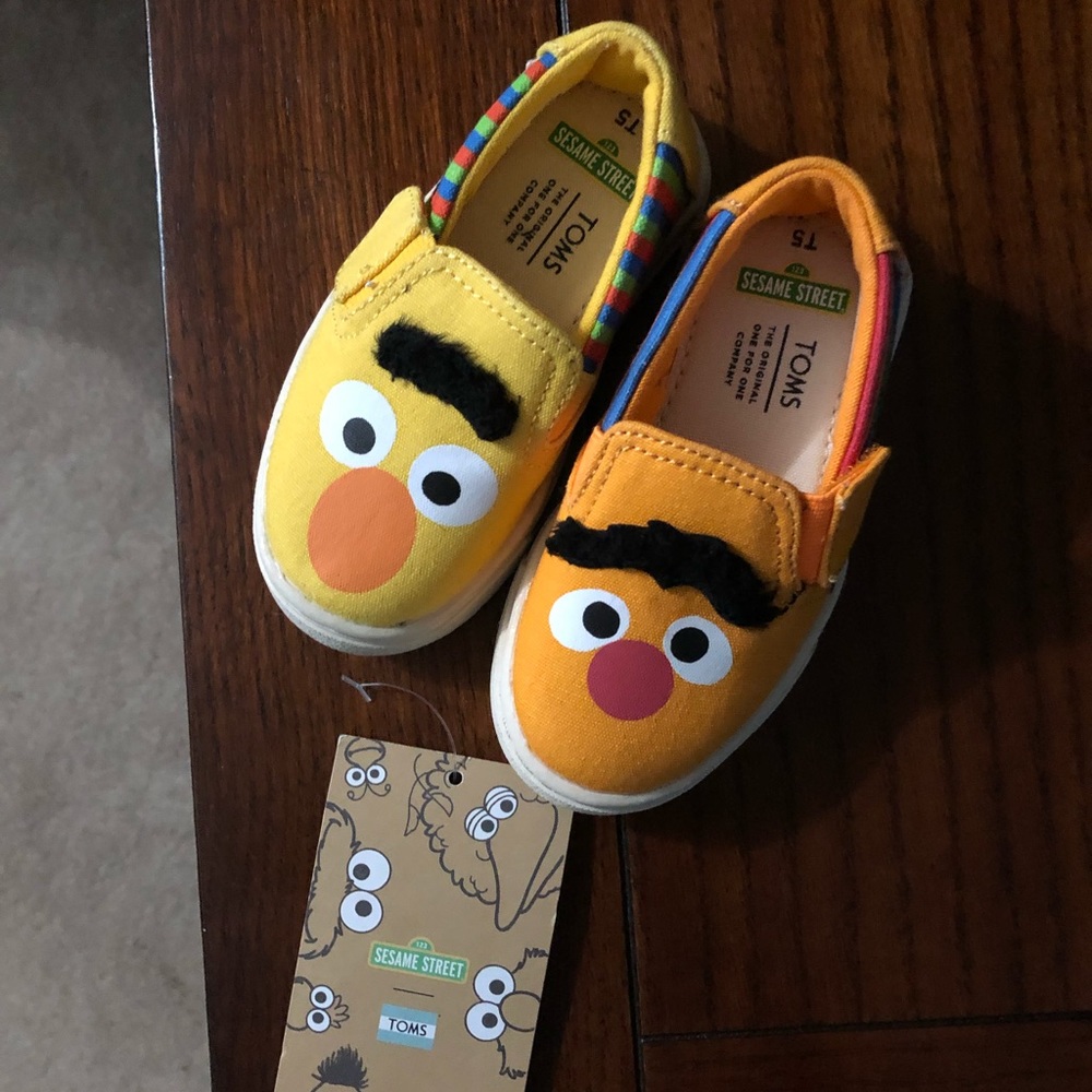 Toms x Sesame Street Bert & Ernie Toddler Shoes